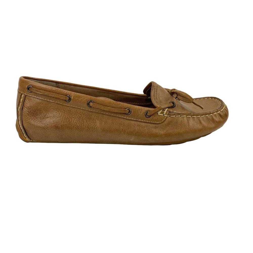 Abeo B.I.O. System Marilee Neutral Women's Brown Leather Loafers Size 6.5